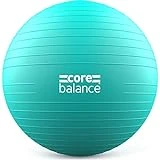 Core Balance, Pelota de Pilates, Fitness, Yoga, Embarazo, Fitball para Ejercicios Gimnasia - Muy Resistente – Tamaño 55cm 65cm 75cm 85cm - Hinchador Incluido