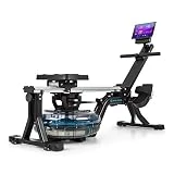 Capital Sports Máquina de Remo para Casa 13 l, Aparatos Gimnasio para Hacer Ejercicio, Rowing Machine 80cm Deslizamiento, LCD y Monitor para Seguimiento con Rodillos para Suelo para Casa