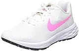 NIKE Revolution 6 Next Nature, Zapatillas de Deporte Mujer, Blanco Rosa Hechizo Fósil de Piedra, 38 EU