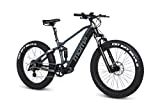 Moma Bikes Bicicleta Eléctrica Fatbike, E-FAT26PRO, Full SHIMANO Altus 8v, Frenos de Disco Hidráulicos, Batería Litio integrada y extraíble de 48V 13Ah