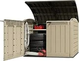Keter Woodland - Cobertizo horizontal (Ultra XL, 1,1 x 1,7 m)