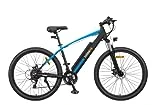 Nilox E-Bike X6 SE, Mountain-Bike eléctrica, Autonomía de 90 km, Frenos de disco Tektro, Cambio Shimano de 21 velocidades, Ruedas de 27,5” x 2,10”, Batería extraíble de 36 V 13 Ah