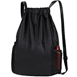 Czemo Mochilas de Cuerdas Hombre Mujer Bolsa de Deporte Gimnasia Nochilas Deportivas para Yoga, Deporte, Gimnasio, Viaje, Playa