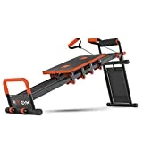 New Image Fitgym Fitt Gym MultiGym-Máquina de Entrenamiento en casa, Plegable y fácil de Montar, posicionamiento Ajustable Corporal Total, Equipo de Fitness, Naranja, L
