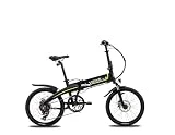 V-BIKE K2S: Bicicleta plegable ligera y rápida y conveniente. Fabricado en Italia, 25km/h, 70km de radio, garantía de 2 años, red de servicio de la UE.