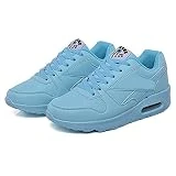 Womens Running Shoes Air Cushion Arch Support Ladies Trainers (Color : Moon, Size : 40EU)