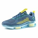 Hitmars Zapatillas Running Hombre Deportivas Zapatillas de Deporte Correr Caminar Hombre Sneaker Running Azul 43