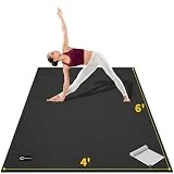 CAMBIVO Esterilla Yoga Grande 183x122cm Grosor 8mm, Esterilla Fitness Colchoneta Pilates Gruesa XXL Antideslizante, Alfombra de Yoga Mat PVC Duradera para Deporte, Exercise, Gym, Ejercicio en Casa