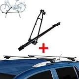 Portaequipajes + barras portaequipajes 135 cm Portaequipajes coche compatible con Citroën Grand C4 Picasso 5 puertas 2006  2013 Aluminio Portaequipajes + Portabicicletas de techo
