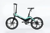 Bicicleta eléctrica Trex Plegable y portátil, Batería Interna extraíble Samsung, Cuadro de magnesio de una Sola Pieza, Cambio Trasero Shimano Tourney, Frenos de Disco TEKTRO, autonomía de hasta 65km