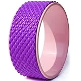 INGVY Rueda de yoga con anillo de pilates, círculo, principiante, magia de pierna fina, artefacto de espalda curvada, hogar, fitness, belleza de hombro, asistente de cintura inferior (color: morado)