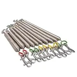 SwAcch Edición Premium Que substituye los resortes para los Accesorios del Equipo de Pilates, resortes adicionales para Pilates Cadillac, resortes de Mayor Calidad para la Tabla del Trapecio
