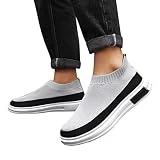 Homme Running Sport Chaussure Plataforma Detente Fitness Sneakers Mesh Gym Entrenadores Outdoor Trail Elastique Tennis Training Jogging Walking Baskets Athlétique Transpirable Shoes