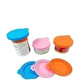 PRETYZOOM 4 Uds Tapa Fresca Enlatada Cubierta De Silicona Para Alimentos Gel De Sílice