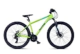 Wildtrak - Bicicleta de Montaña de Aleación, Adulto, 27.5 pulgadas, 21 Velocidades, Cambios Shimano - Verde