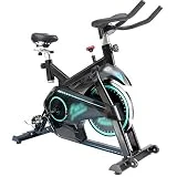 Bicicletas estáticas Bicicletas estáticas verticales Ciclos de estudio para interiores Equipo de gimnasio de resistencia infinita (deportes de interior) (Negro, talla única)
