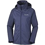 Columbia Tapanga Trail Jacket Chaqueta Deportiva Impermeable, Aislamiento térmico sintético Hi-Loft, Mujer, Nocturnal Print, M