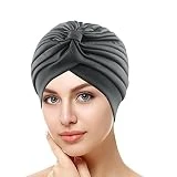 Bazi Cap Niños Grande Elástico Firme Confort Sombrero Plano para Mujer Color Sólido Moda con Diadema Sombrero para Mujer Parasol Mujer Gorra, gris, Talla única