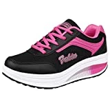 Zapatillas de deporte 40 plataforma, zapatos deportivos casuales, informales, antideslizantes, para exteriores, antideslizantes, para exteriores, ligeros, cómodos, de malla, transpirables, zapatos de