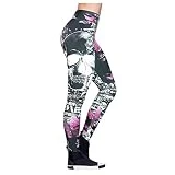Mujer Deportivos Leggings Cintura Alta - Leggins Reductores Adelgazantes Leggins Mujer Pilates Anti-Celulitis Leggins Mujer Gimnasio Pantalones Correr Suaves Ropa Gym Mujer