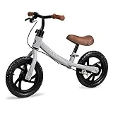 Momi BREKI Bicicleta sin Pedales para niñas y niños a Partir de 3 años (Peso Corporal máx. 25 kg), Cuadro de Metal Ligero y Estable de 3 kg, sillín de Altura Ajustable con Ruedas de EVA