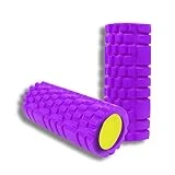 Calma Dragon, Foam Roller solid core, 89891, Rodillo de Masajes para Fitness, Yoga, Pilates, Masajes de Espalda, Masajeador Miofascial, Rodillo de Espuma, Mejora la Circulación sanguínea (Púrpura)