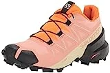 Salomon Speedcross 5 Zapatillas de Trail Running para Mujer, Agarre, Estabilidad, Ajuste, Blooming Dahlia, 39 1/3