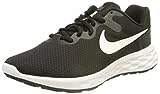 NIKE Revolution 6, Zapatillas de Gimnasia Hombre, Black White Dark Smoke Grey Cool Grey, 43 EU