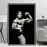 Arnold Schwarzenegger Bodybuilding Print Gym Body Fitness Art Gym Home Room Decor 58x78cm sin marco