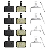Okuleya Pastillas de Freno para Shimano b01s, 4 Pares Resina Semi Metálica Pastillas Freno Bicicleta TRP Tektro Deore M315 M355 M365