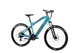 F.lli Schiano Braver Bicicleta eléctrica, Unisex-Adult, Azul, 27.5''