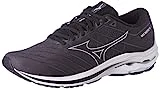 Mizuno Wave Inspire 18, Zapatillas para Correr Hombre, Negro Plata Ébano, 43 EU