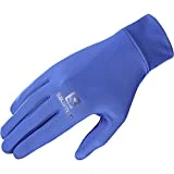 Salomon Cross Warm Gloves, Guantes Unisex, Perfectos para Correr, Senderismo, Esquiar y Snowboard, Azul Marino/Nautical Blue, Medium