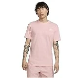 Nike Camiseta NSW Club para hombre, Pink Bloom, XS