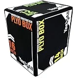 Yes4All Caja pliométrica 3 en 1 con núcleo de madera, caja pliométrica de espuma para gimnasio en casa y entrenamiento al aire libre, 20 x 18 x 16 pulgadas