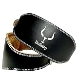 Bullstep Cinturon Lumbar Gimnasio Hombre y Mujer para Levantamiento de Pesas, Peso Muerto, Zancadas, Musculacion. Cinturon Halterofilia Cinturon Powerlifting Cinturón Gym Crossfit (M)