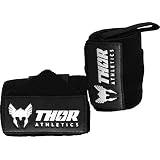 Thor Athletics Muñequeras Gym, Muñequeras Musculation para Entrenamiento de Fuerza, Bodybuilding, 60cm (Super Fuerte)