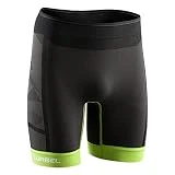 Lurbel Samba Lite Shorts, Mallas Cortas para Correr, Mallas de Hombre, Mallas de Trail Running, Mallas Transpirables. (Marengo-Pistacho, Extra Grande - XL)