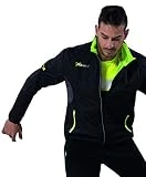 Asioka Cortavientos Caballero Modelo Tokio, Negro/Lima, M para Hombre