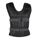 Chaleco de peso Chaqueta de entrenamiento de gimnasia fácilmente ajustable con placa de acero for la fuerza de entrenamiento de crossfit for hombres y mujeres que llevan 25 kg jiangzhongpeng ( Size :