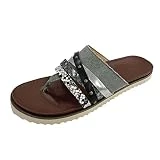 Dralofao sandalias mujer comodas oferta rebajas mujer Sandalias Mujer sandalias doradas tacones bajos elegantes Cómodo y Transpirable Babuchas De Tacón Alto Mujeres Moda Sandalias de Comodas Thong San