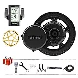 DERUIZ BBS02 750W Kit de conversión de Bicicleta eléctrica de Motor Medio con Pantalla Opcional y batería de Litio de 48V para Bicicleta de Carretera Bicicleta para Adultos Bicicleta de montaña