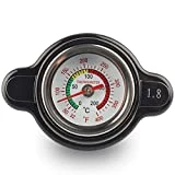 LAXED TapóN de Radiador de PresióN Indicador de Temperatura, TapóN de Radiador de 1,8 Bares 25,6 para , , ,