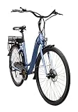 Wildtrak 700C Híbrida Flow Bicicleta Eléctrica de Aleación, Unisex, 7 velocidades, Gris Oscuro