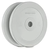 CAPITAL SPORTS Methoder Discos de técnica Discos de peso goma dura amortiguadora (Pareja 5 kg, resistentes sin dañar suelo, entrenamiento weight-drops, Cross-Training, barras olimpicas, gris)
