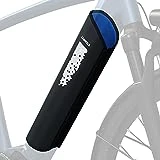 LAINFELD Funda protectora para batería de bicicleta eléctrica con reflectores, circunferencia de 30 – 41 cm, ajuste universal, protección de batería de neopreno, funda protectora para bicicleta