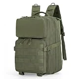 G-raphy Mochila Tácticas Militar, Molle Mochila de Asalto del Ejército 25L Mochila Crossfit, Plegable Impermeable Mochila Supervivencia, Montañismo, Senderismo, Trekking, Acampada, Aventura o Viajes