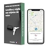 Invoxia Mini Tracker GPS - Localizador GPS estanco con Alertas Antirrobo en Tiempo Real- Hasta 3 Meses de Autonomía- Suscripción por 3 Años Incluida - Pequeño y ligero - Antirrobo Llaves Embarcación