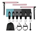 Zacro Pilates Bar Kit, Pilates Reformer Equipment Pilates Toning Bar,Rosa,30,40,50lbs
