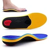 Plantillas ortopédicas para mujeres y hombres Soporte de pie alto Plantillas de zapatos funcionales suaves Inserto para pies planos, dolor de pie, fascitis plantar